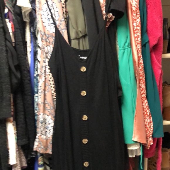 Express midi ribbed dress - Picture 3 of 4